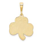 14k Trinity Clover Pendant - Image 3