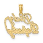 14k LADY DEPUTY Charm - Image 4