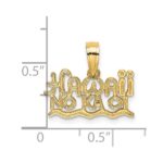 14k HAWAII NO KA OI Charm - Image 3