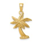 14k Palm Tree Pendant