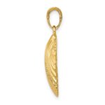 14k Scallop Shell Pendant - Image 2