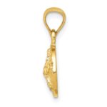 14K Sand Dollar Pendant - Image 2