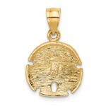 14K Sand Dollar Pendant - Image 3