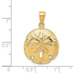14k Sand Dollar Pendant - Image 4