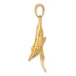 14k Large Marlin Pendant - Image 2