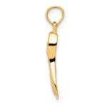 14K  3-D Scuba Flipper Pendant - Image 2