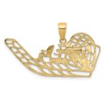 14k Air Boat Pendant - Image 4