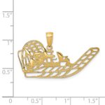 14k Air Boat Pendant - Image 3