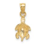 14K Turtle Pendant - Image 3