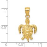 14K Turtle Pendant - Image 4