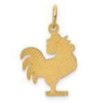 14k Rooster Charm - Image 4