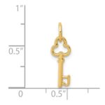 14k Key Letter J Initial Charm - Image 3