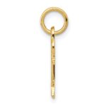 14k Key Letter K Initial Charm - Image 2