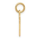 14k Key Letter L Initial Charm - Image 2