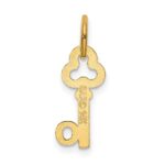 14k Key Letter O Initial Charm - Image 3