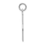 14k White Gold Scissors Charm - Image 2