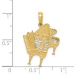 14k Baby Grand Piano Pendant - Image 4