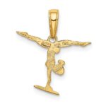 14k Gymnastics Pendant - Image 3