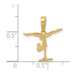 14k Gymnastics Pendant - Image 4