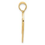 14K Polished Filigree Border Heart Pendant - Image 2