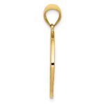 14k Filigree Peace Sign Pendant - Image 2