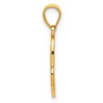 14K Polished Double Heart Pendant - Image 2