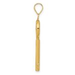 14K Polished 3-D Key Charm - Image 2