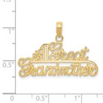 14k #1 GREAT GRANDMOTHER Charm - Image 4