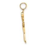 14k Polished Full Body Boy Charm - Image 2