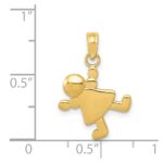 14k Little Girl Charm - Image 4