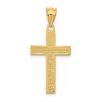 14K Cross Pendant