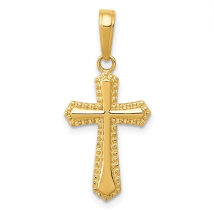 14k Passion Cross Pendant