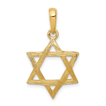 14K Star of David Pendant