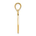 14k Enameled USA Flag Shield Pendant - Image 2