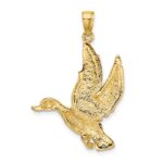 14K Flying Mallard Duck Charm - Image 4