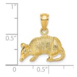 14K 3-D Armadillo Charm - Image 3