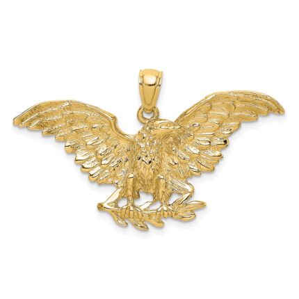 14K Eagle with Wings Spread Charm