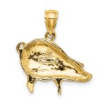 14K Polished Pig Charm - Image 4