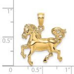 14K Trotting Horse Charm - Image 3