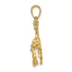 14K 3-D Horse Trotting Charm - Image 2