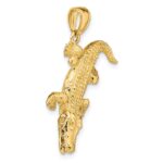 14K 3-D Alligator with Moveable Mouth Charm - Image 4