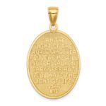 14K Enamel Cape Hatteras Lighthouse Pendant with John 8:12 On Reverse - Image 3
