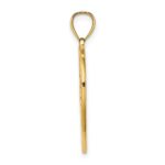 14K Enamel Dragonfly and Flower in Heart Charm - Image 2