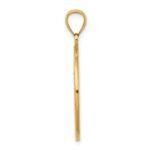 14K Enameled Hummingbirds and Flowers In Circle Charm - Image 2