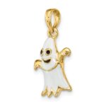 14K 3-D Enameled Ghost Charm - Image 4