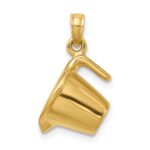 14K 3-D Black Enameled Measuring Cup Charm - Image 4