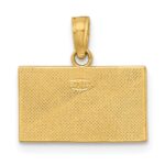 14K Dive Flag with Red and White Enamel Charm - Image 4