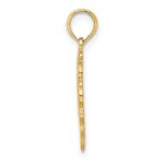 14K Polished Love Birds in Heart Pendant - Image 2