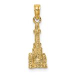 14K 3-D Chicago Water Tower Charm - Image 4