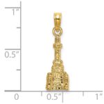 14K 3-D Chicago Water Tower Charm - Image 3